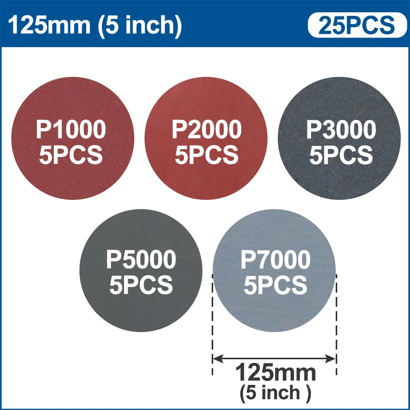 

Шлифовальные диски XCAN, 102 шт., 3 дюйма