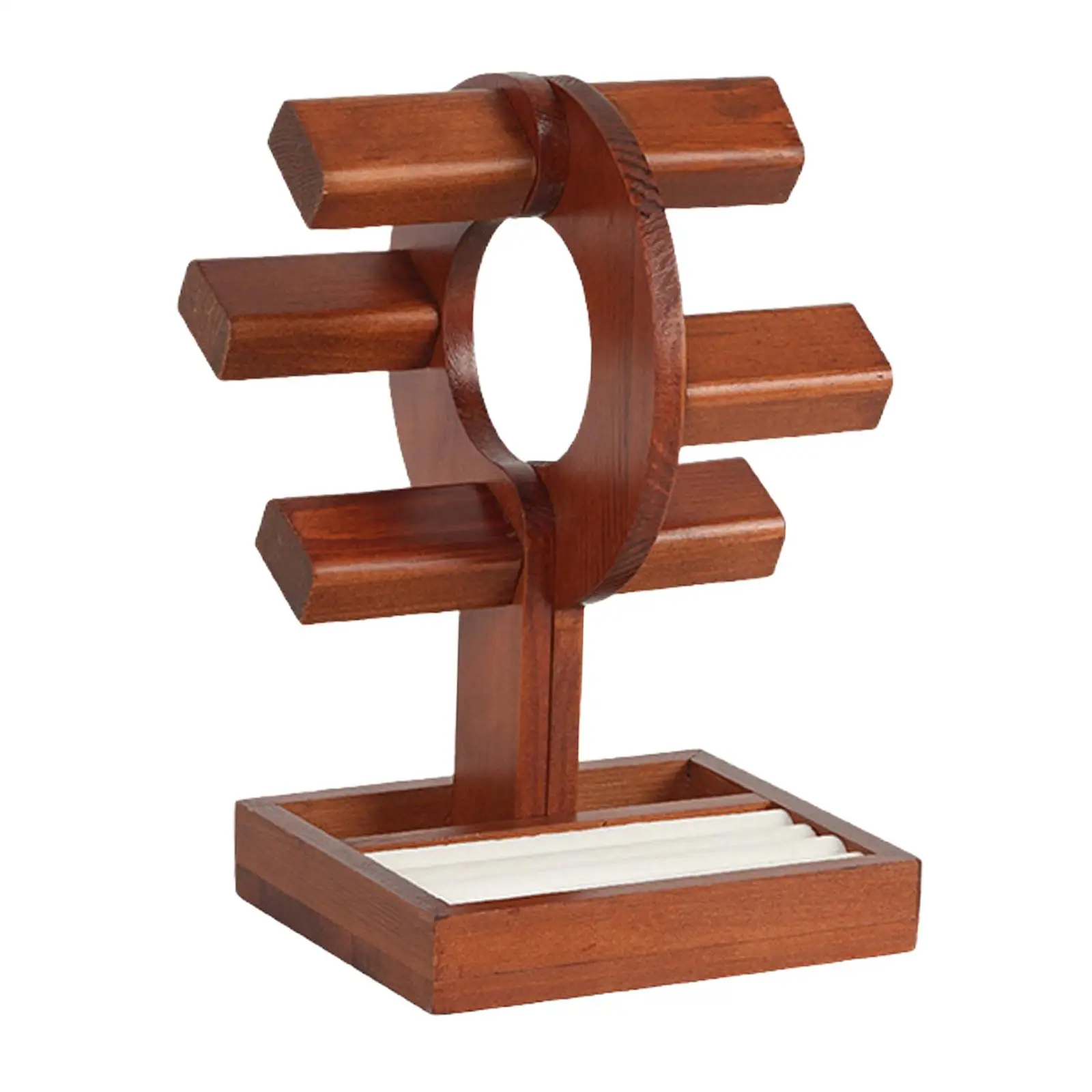 Деревянный Держатель Для Браслета Элегантная Подставка Ювелирных Изделий Часов