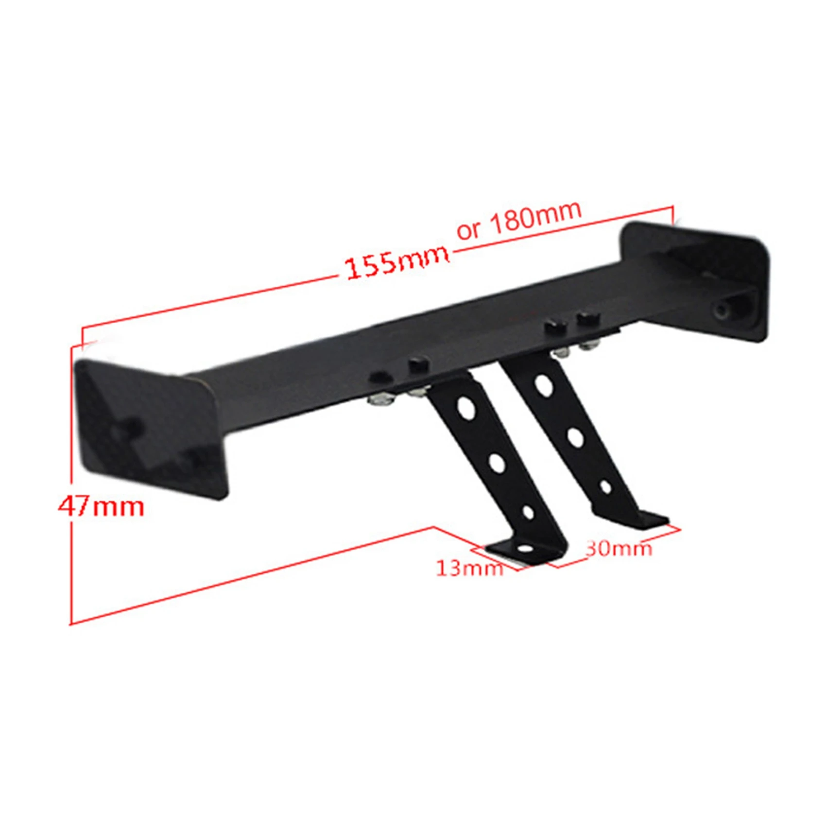 1/10 RC автомобиль Алюминиевый сплав задний спойлер для Tamiya TT-01 TT02 HSP 94123 HPI на дороге