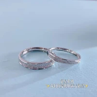 stars s925 sterling silver couple ring a pair of ins female niche design high fashion luxury ring