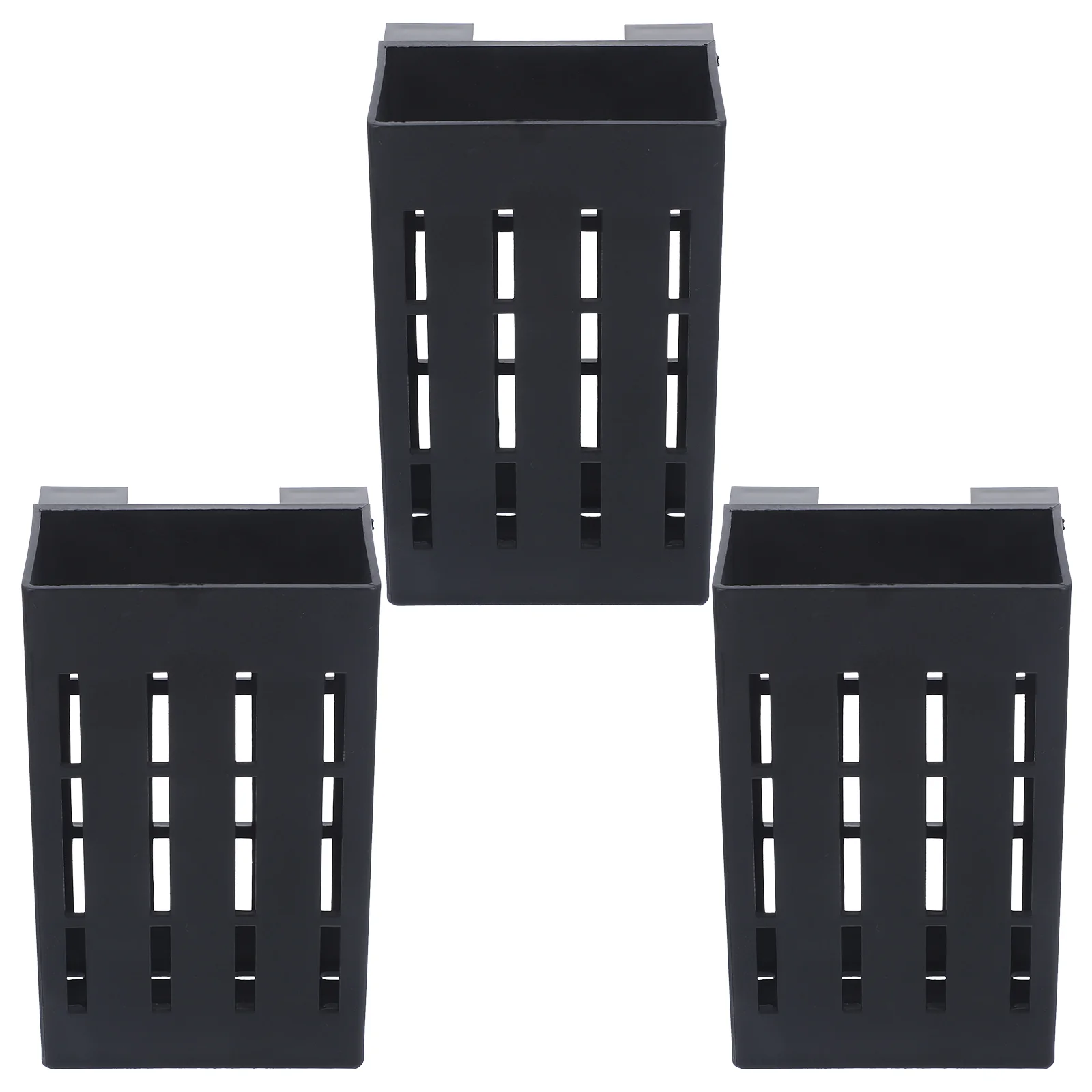 

3 Pcs Aquarium Stand Hanging Holder Aquatic Pot Plastic Plants Wall Planters