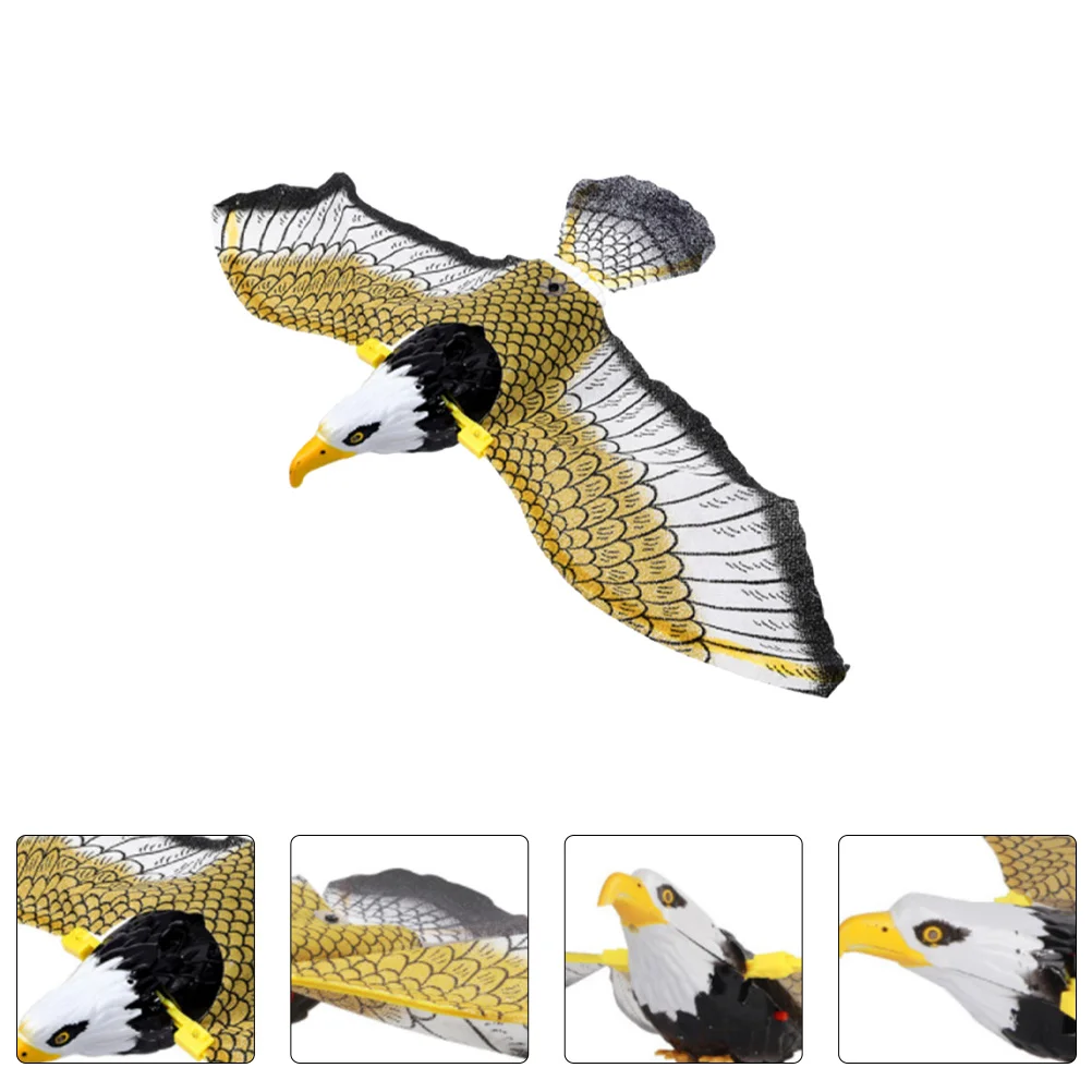 

Eagle Flying Bird Flashing Electronic Toys Kidschildren Animal Hanging Outdoor Electric Figurine Statue Drone Helicopter Birds
