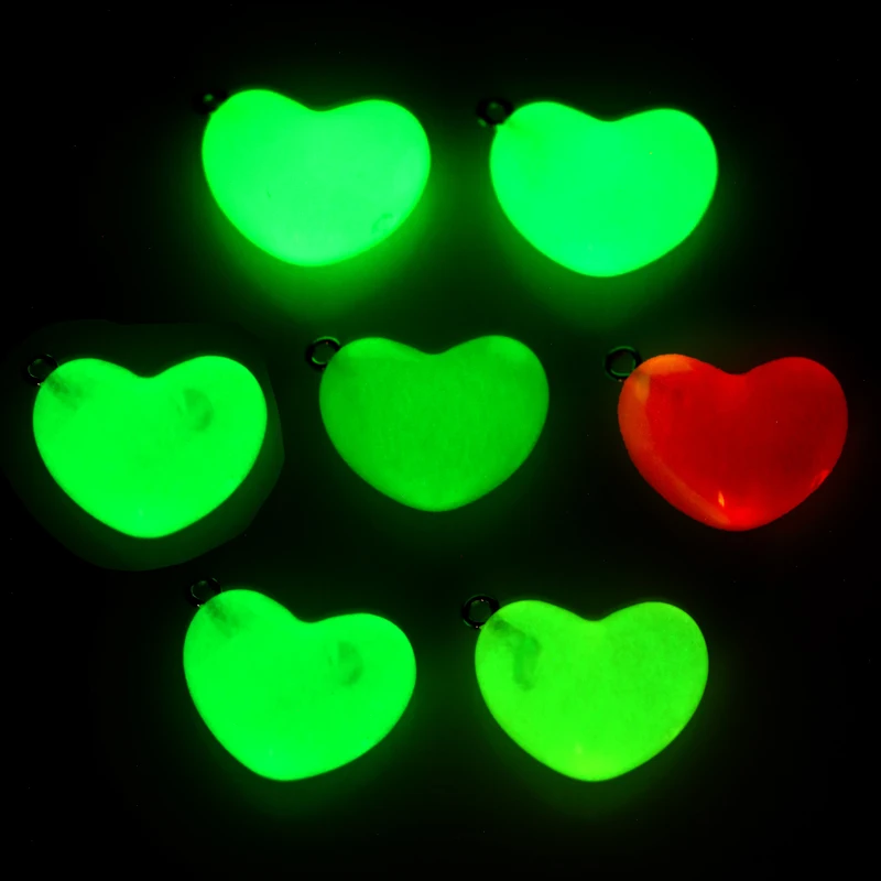 5 шт. акриловые разноцветные светящиеся фосфоресцирующие подвески для ожерелий