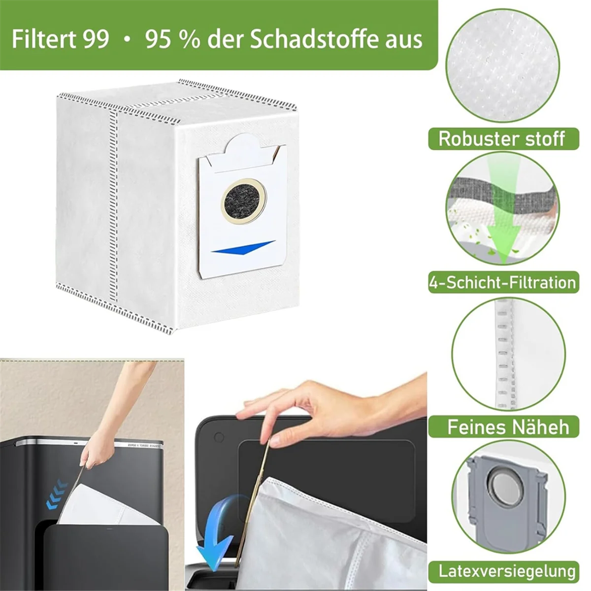 Для робота-пылесоса Ecovacs Deebot X5 Omni/X5 Pro основная боковая щетка фильтр Hepa швабра