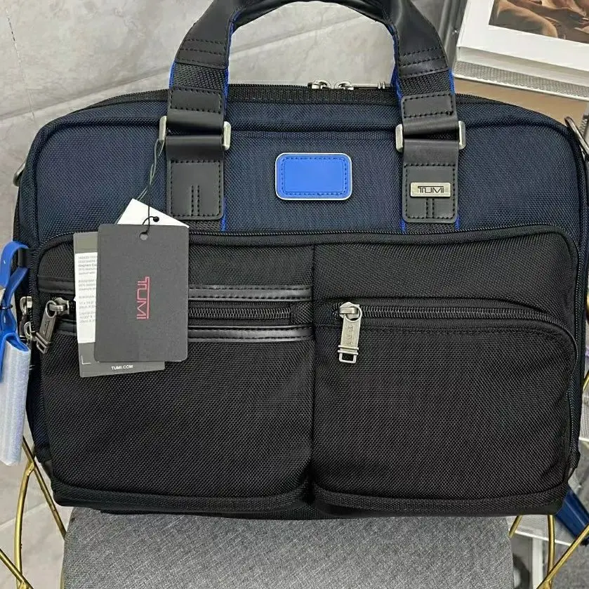 New Tumi Travel Bag Men's Fashion Business Briefcase Shoulder Messenger Handbag Multi-Functional Balance Nylon Bag Computer Bag