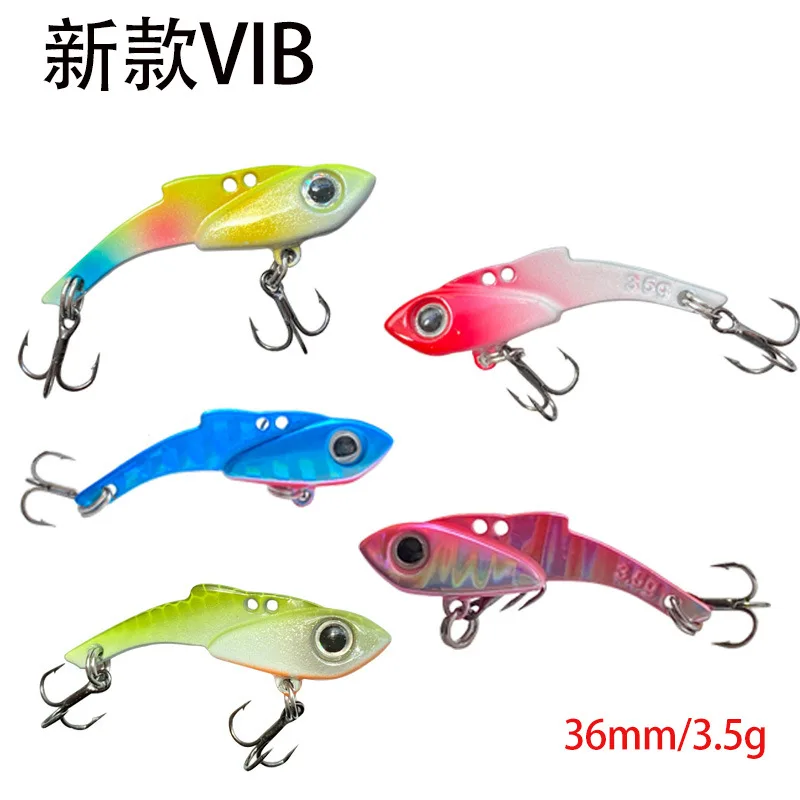 

1PCS 36mm 3.5g Metal VIB Trout Hard Bait Trout Saltwater Winter Fishing Lure Rockfish Pike Spinner
