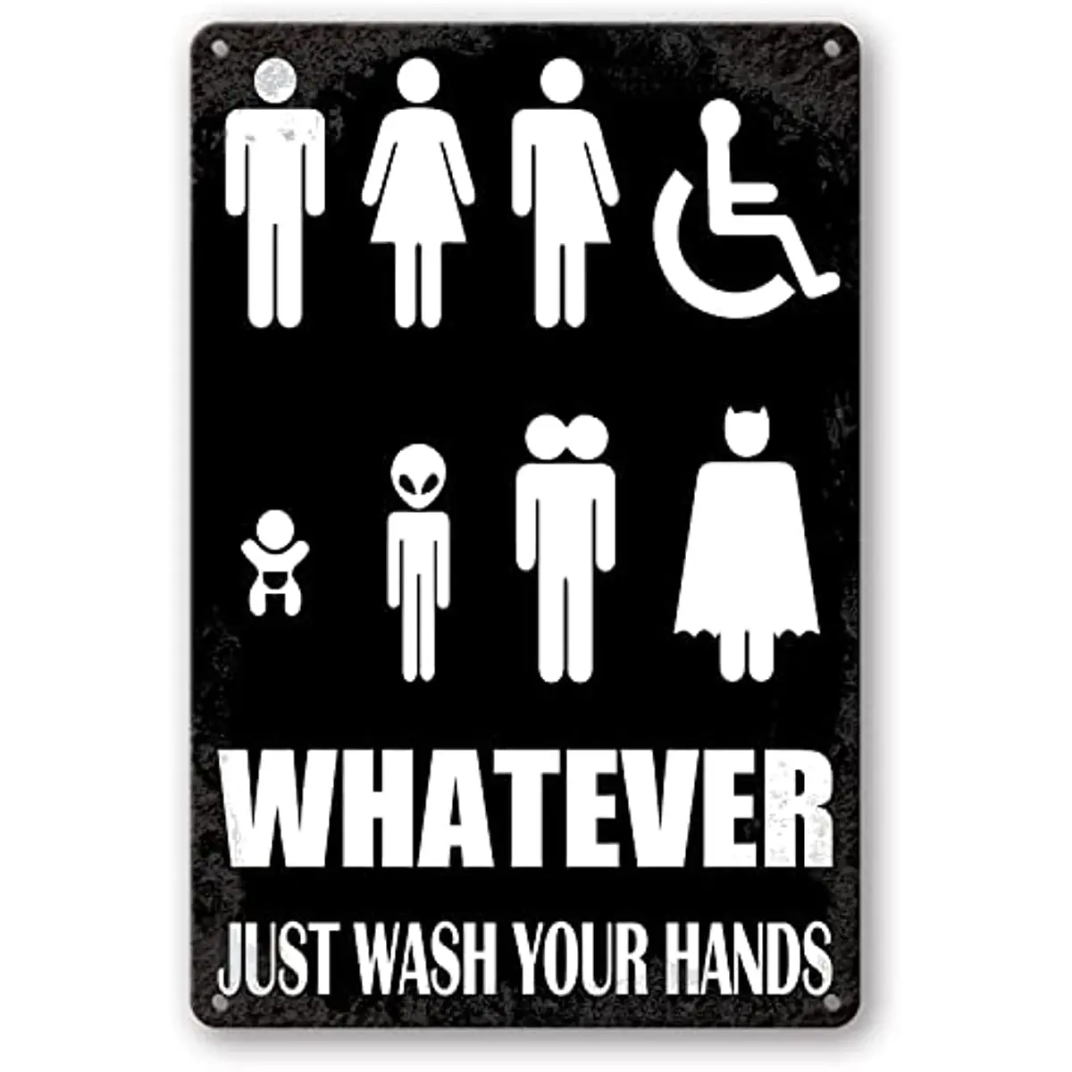 

Новинка, просто Вымойте руки, забавный, все пола, металлический жестяной знак, настенный налет для ванной комнаты, туалета, украшение для ванной комнаты