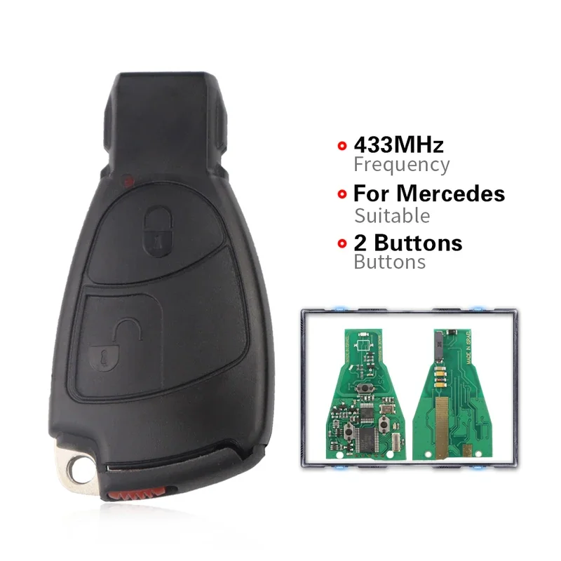 Дистанционный ключ от автомобиля для Mercedes Benz NEC B C E S SL ML MB CLK CL 3B 3BT 1996-2006 W203 W204 W211 W20