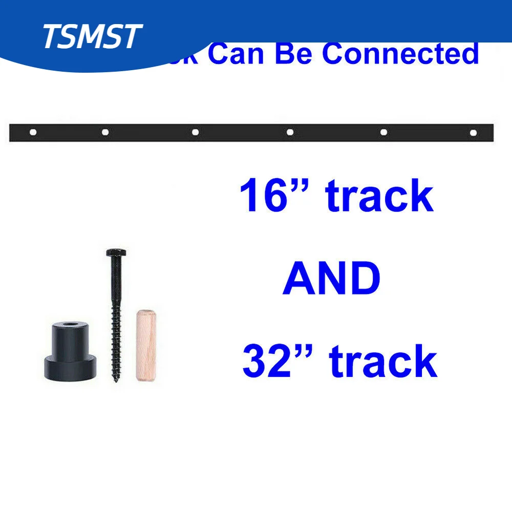 

16"/32" Sliding Rail 406mm/812mm Track for Barn Door Hardware Kit Ues to Connect