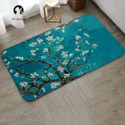 Ретро деревенский кухонный Коврик для прихожей на полу абстрактный цветок мотоциклетный коврик Смешные коврики для входной двери нордический Впитывающий Коврик