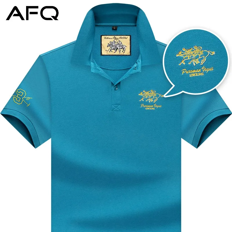 

Summer 2022 Polo Shirt Cotton Lapel Short-Sleeved T-shirt Men's Business Casual Men's Clothing Middle-Aged Polo Shirt T-shirt