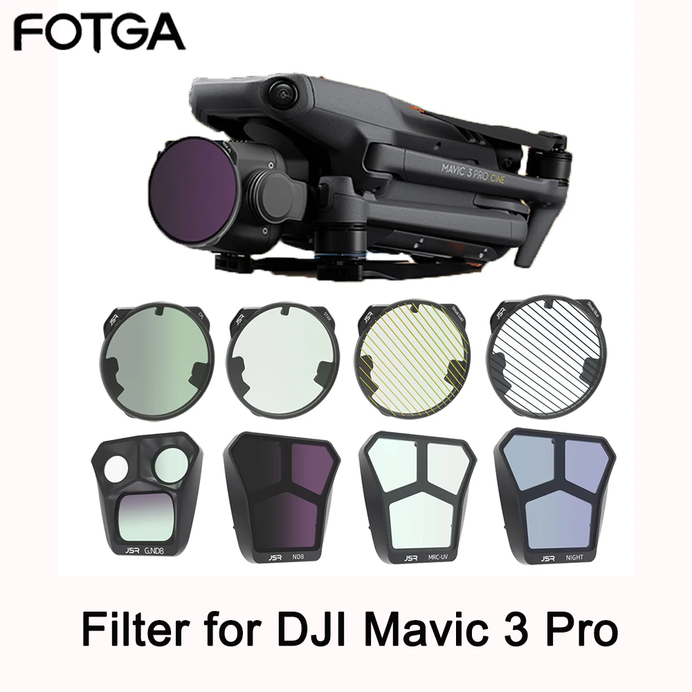 

FOTGA Camera Filter Set for DJI Mavic 3 Pro Camera Optical Glass Lens MCUV CPL ND8 ND16 ND32 ND64 NDPL Night Filters Accessoires