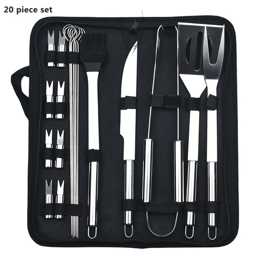 

Picnic BBQ Tools Set Camping Cooking Tools Set for BBQ Camping Picnics Tools Cooking Set Tableware