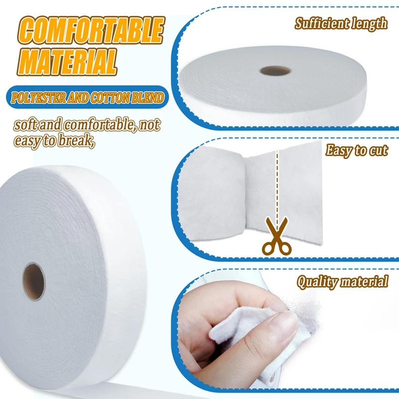 2-рулонные рулоны для квилтинга полоска ватина 2 5-дюймовое хлопковое одеяло