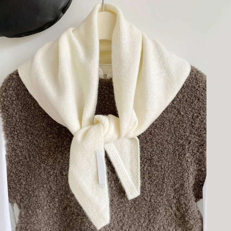 Новый стильный шерстяной шарф шаль дышащая теплая накидка на плечи для офисной
