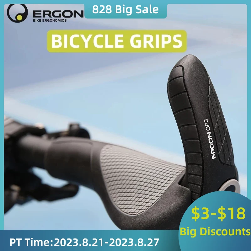 ERGON Mountain Bike Handlebar Grips GP1 GP3 GP5 Bicycle Bar 