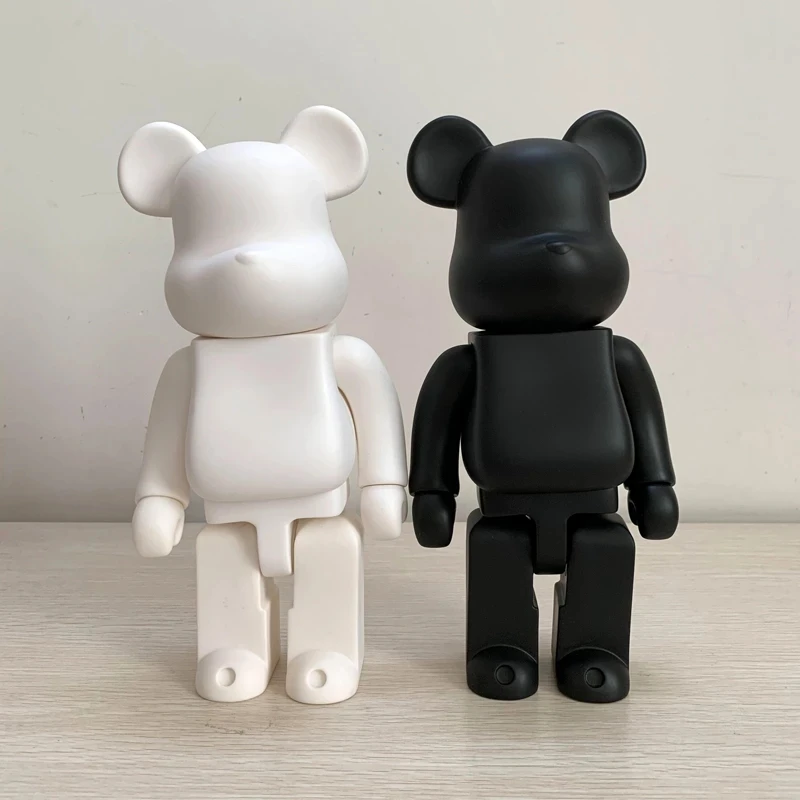 

400% Bearbrick медведь @ кирпич, экшн-фигурки, медведь, игрушки, ПВХ, 28 см, модель, фигурки, «сделай сам», красные куклы, детские игрушки, подарки на де...