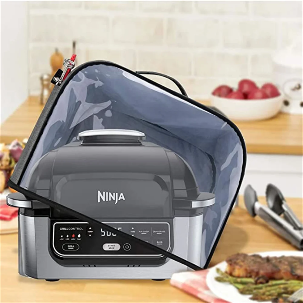 

New Durable Kitchen Home Toaster Cover Air Fryer Cover Kitchen Dust Cover Toaster Cover Bread Baking Hood For Ninja Foodi Grill