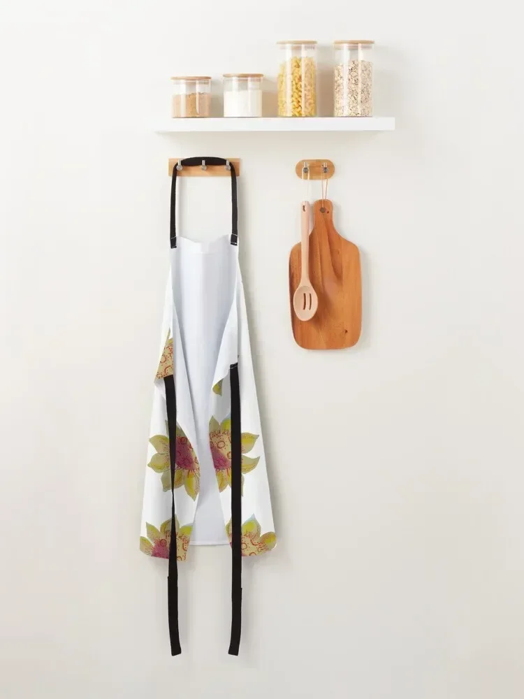 Подсолнух коллаж от Нэнси Салюс Фартук плотник Для женщин Кухня на стену