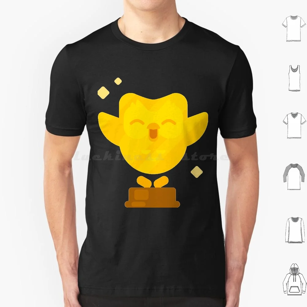 Duolingo футболка большого размера 100% хлопок Сова испанский язык мем французский