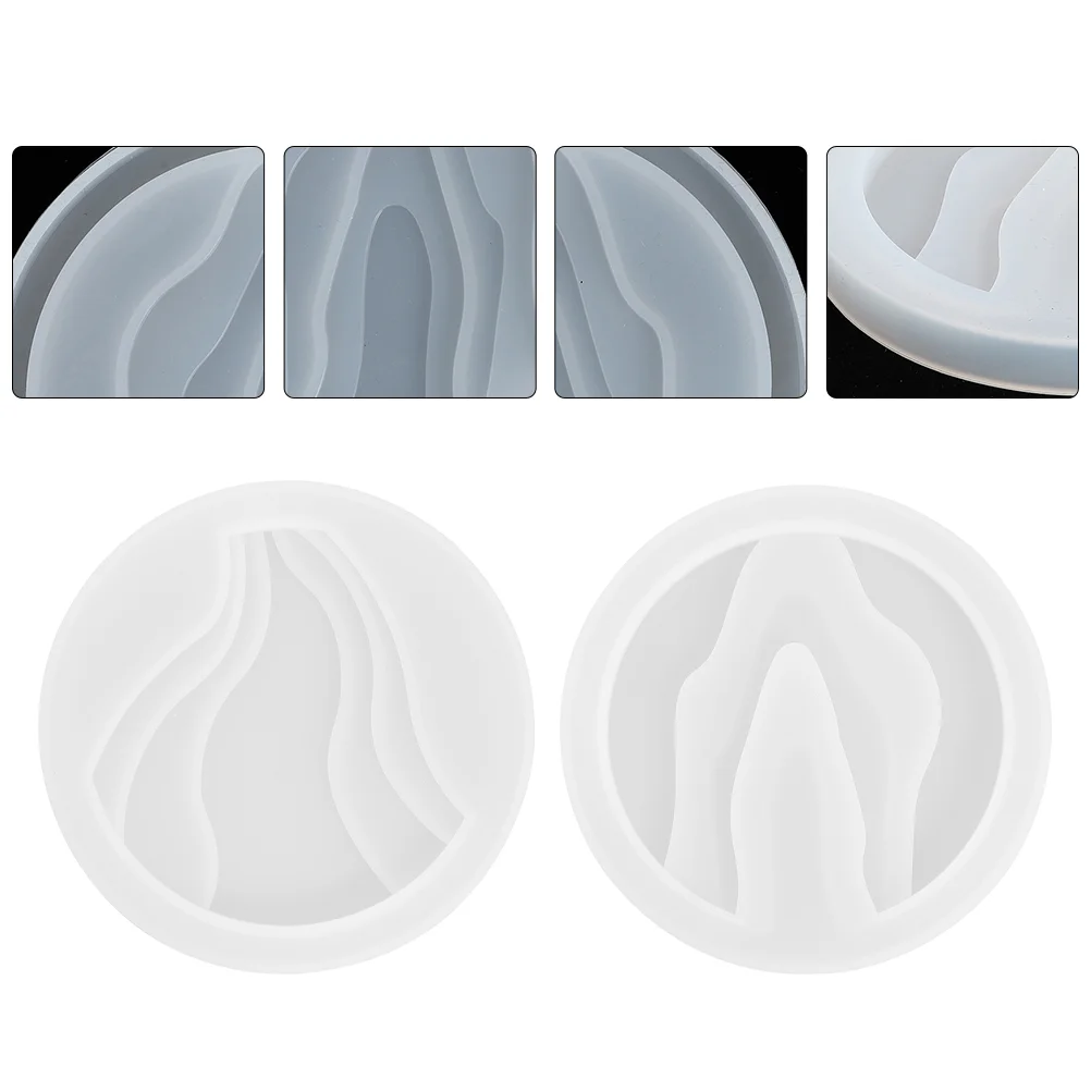

Molds Coaster Diy Decorative Casting Round Epoxy Cup Placemat Ornament Table Dinner Tools Making Pad Crystal Mat Craftresin