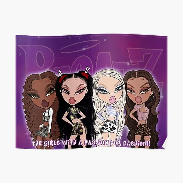 Bratz Pack Birthday  Poster Funny Art Picture Modern Wall Ho