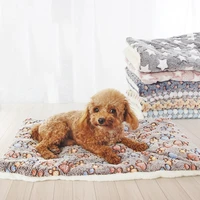 pet sleeping warm mat dog bed soft fleece non slip pet blanket cat litter puppy sleep mat lovely thick mattress cushion