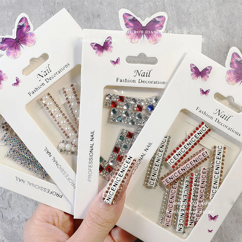 

8 шт., набор ювелирных украшений для дизайна ногтей