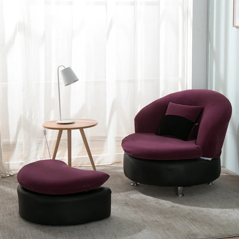 

Private custom Lazy Sofa Single Small Apartment Simple Modern Creative Cute Small Sofa Bedroom Balcony Computer Chair Lounge