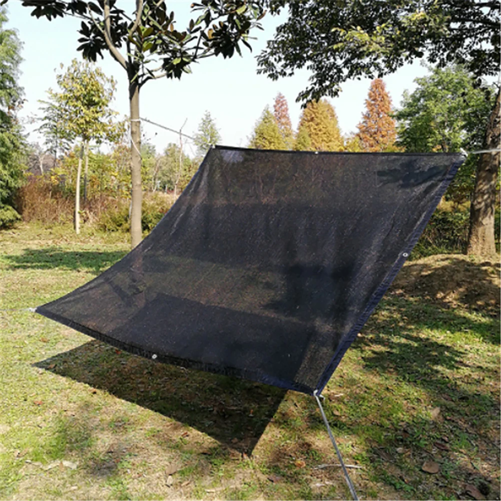 

Black Shade Net Outdoor Balcony Pool Anti-UV Sun Shelter PE Netting Garden Yard Plants Safety Fence Awning Cover
