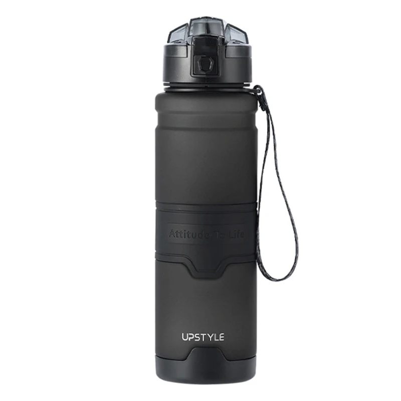 

UPSTYLE 1000Ml Portable Leakproof Anti-Fall Sport Water Bottle Gym Fitness Drinking Bottles Shaker Waterbottle
