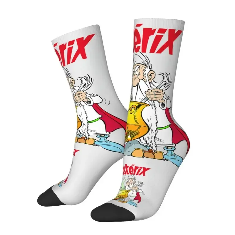 Чулки Asterix панорамник Getafix мужские и женские теплые модные чулки для