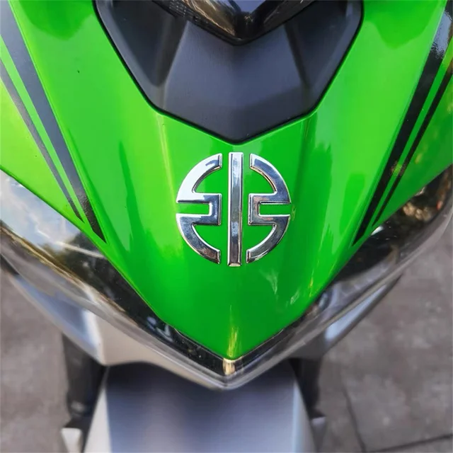 3D Motorcycle Logo Stickers 4 Pack Fairing Decals Emblem Tank Logos For Kawasaki NINJA H2R Z125 Z250 Z300 Z400 Z650 Z800 Z1000 4