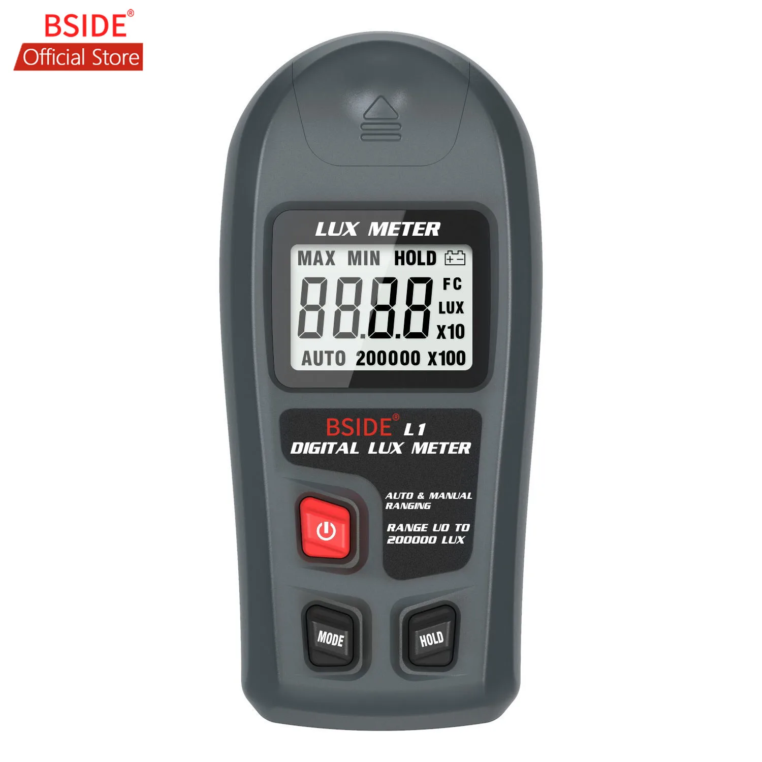 Meter Digital Illuminance Meter Handheld Lux Tester Lcd 0-200,000 Lux/fc Pocket Luxmeter Photometer Grow Plants