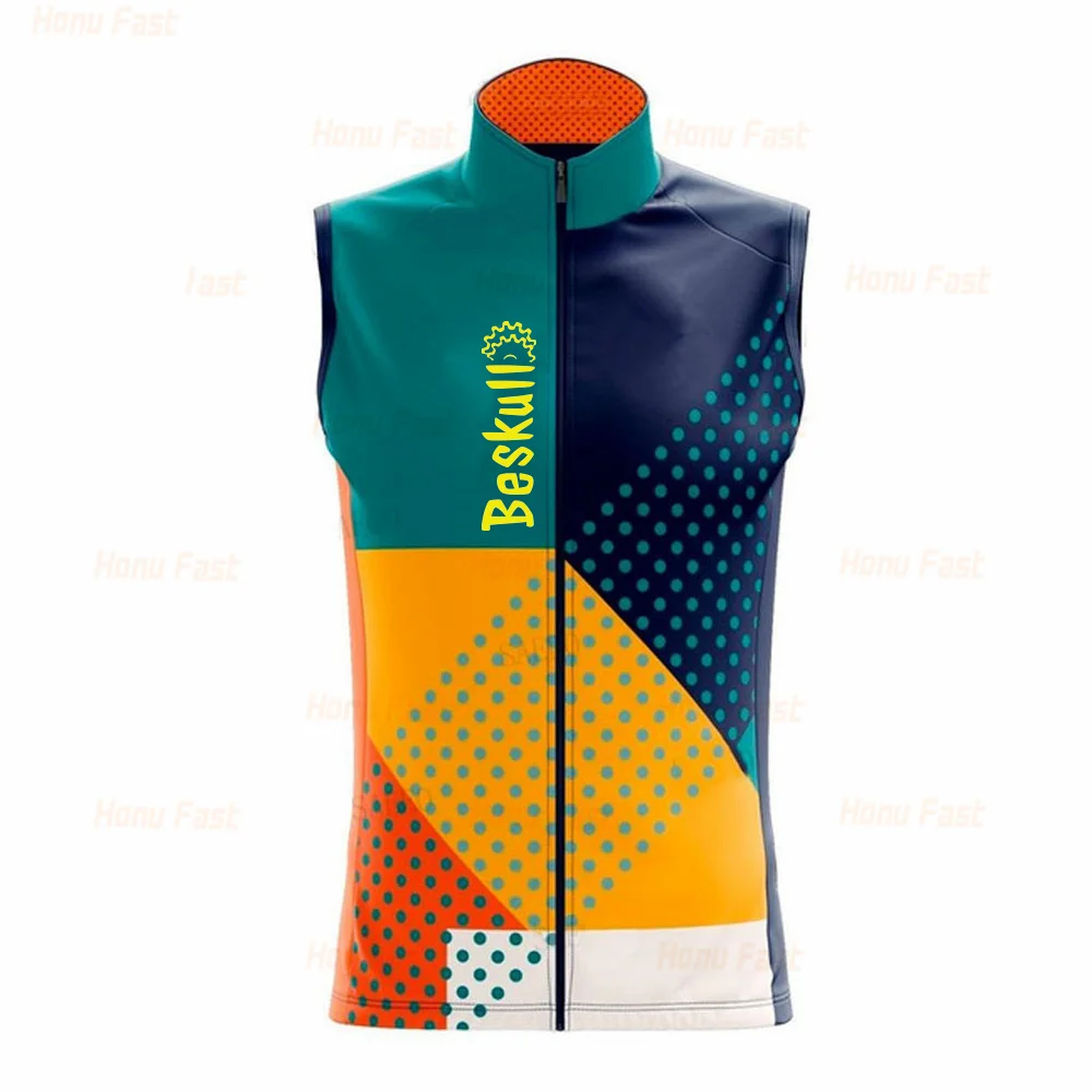 2022 Beskul Team Men Summer Cycling Jersey Vest Windproof Bicycle Sleeveless Lightweight Breathable Ciclismo | Спорт и развлечения