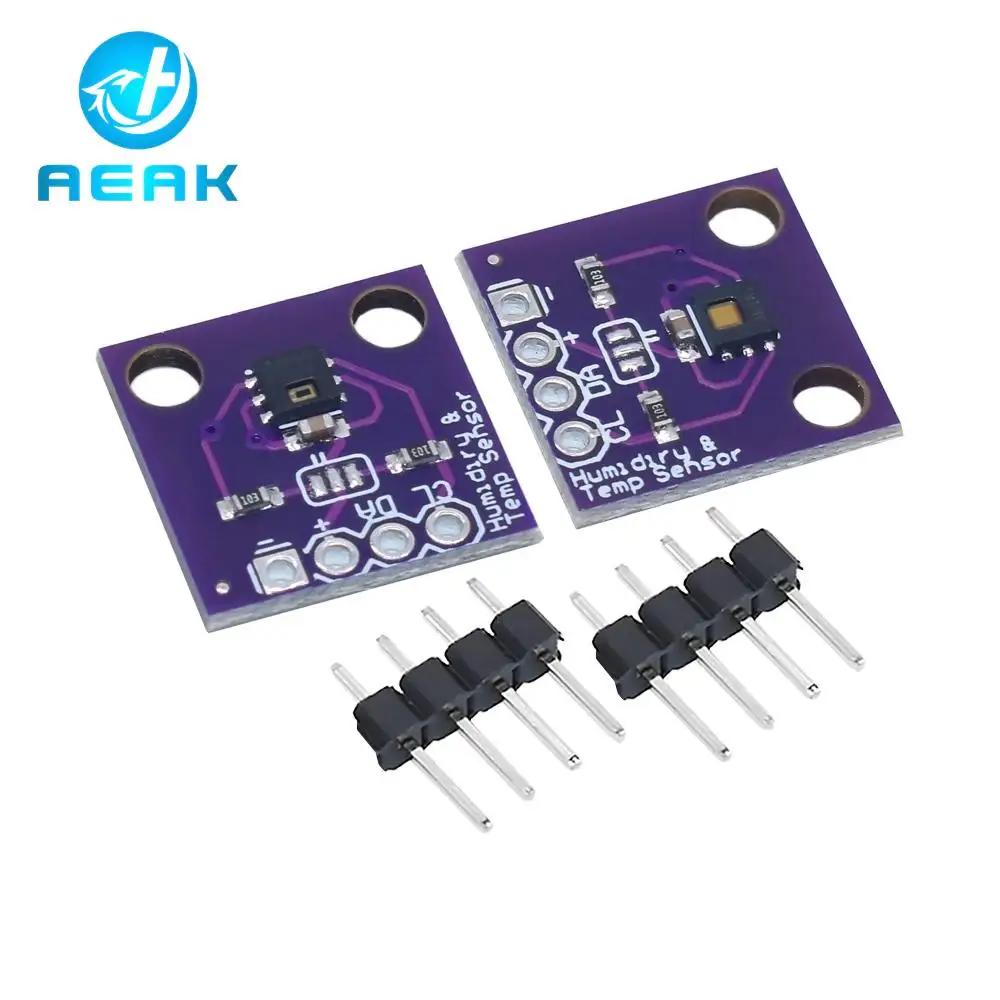Модуль датчика температуры и влажности IIC I2C GY-213 SHT20 HDC1080, плата преобразователей прерывателей 2.7uW 1,5 в 3,6 В