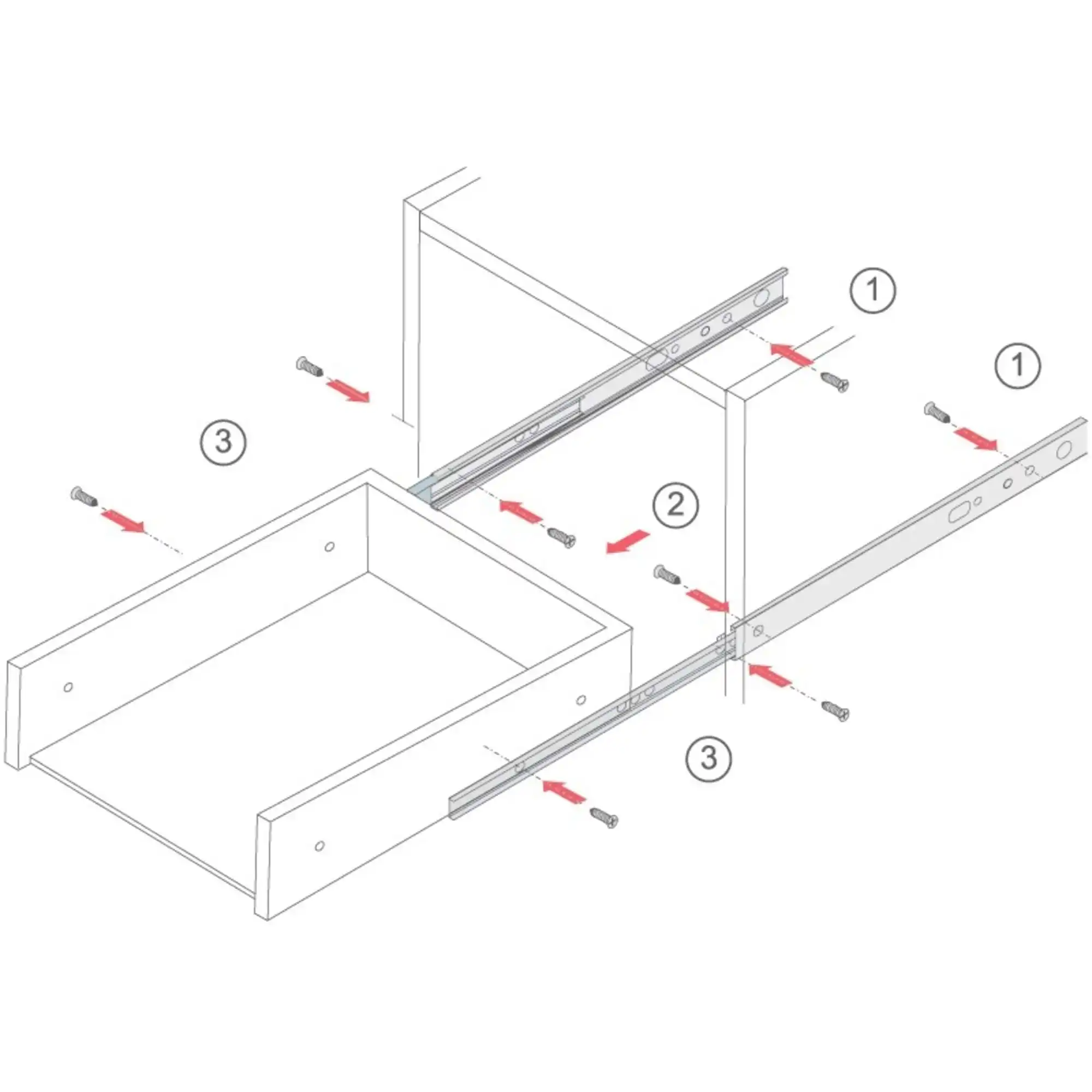 Guide ball db1711 350mm metal color zinc Computer chair for kitchen Tourist table Hammock Gaming Armchair Sofa Garden furniture Fishing Coffee