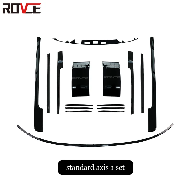 

Комплект ROVCE для кузова автомобиля, передний бампер, отделка, дверные Грили для Land Rover Vogue L405 2013-2022, боковые вентиляционные отверстия, крышка, автомобильные аксессуары