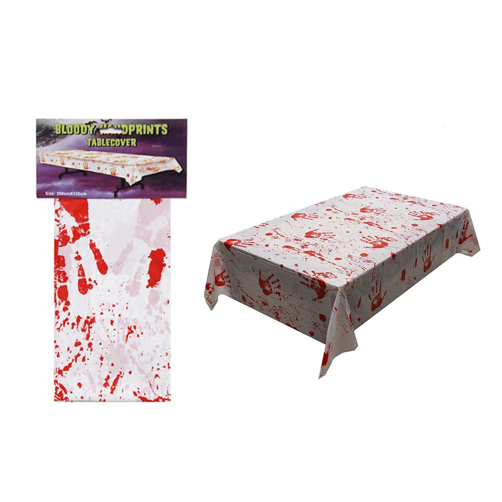 

2pcs Apron Tablecloth Scary Horror Decoration Party Supplies