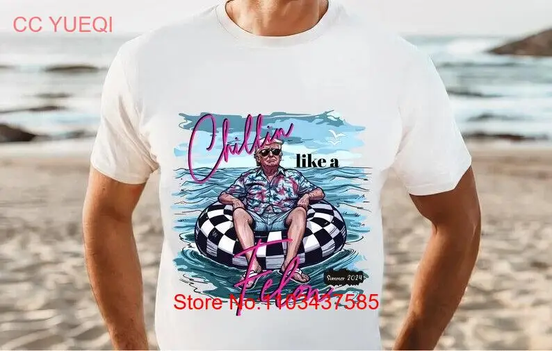 Хиллин как рубашка Фелона забавная Трампа 2024 Трамп Лето унисекс