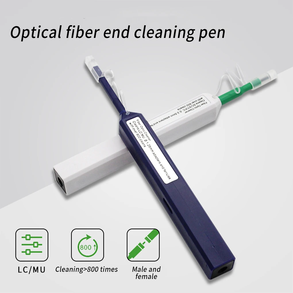 

One-Click Fiber Optic Connector Cleaning Pen Universal Lightweight Portable 2 5mm SC ST 1 25mm LC Connectors Adapters