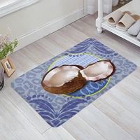 coconut summer simple blue entrance welcome doormat bedroom living room household doormat carpet bathroom non slip mat