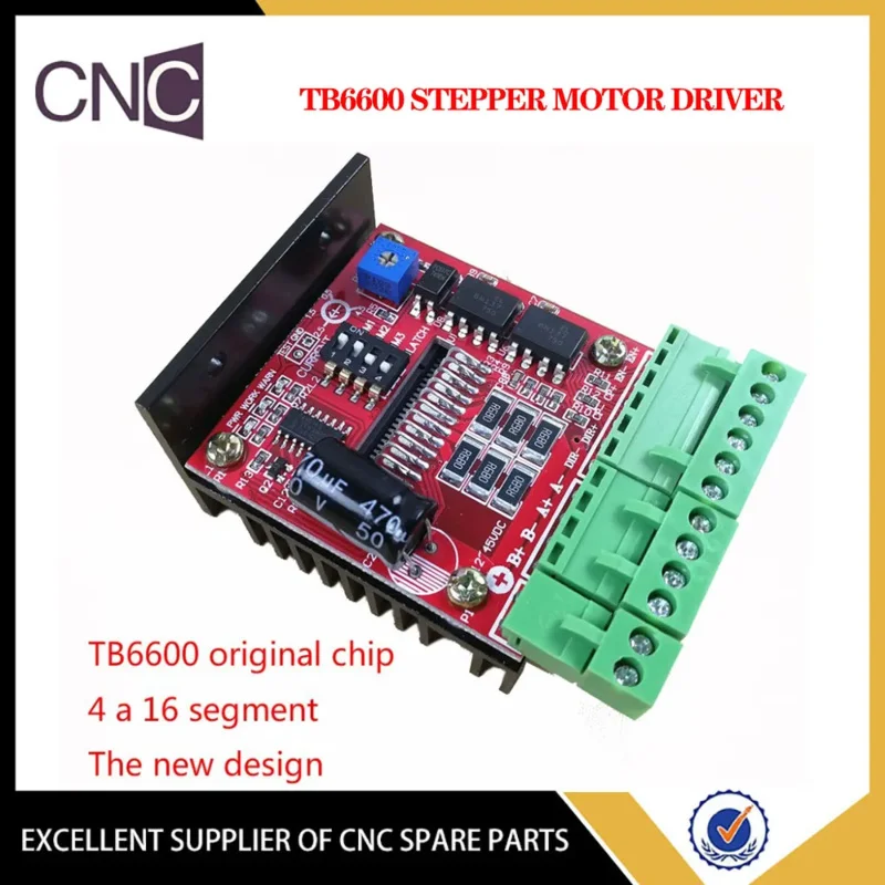Двухфазный драйвер шагового двигателя 4A 16 разделение TB6600 оригинальный чип