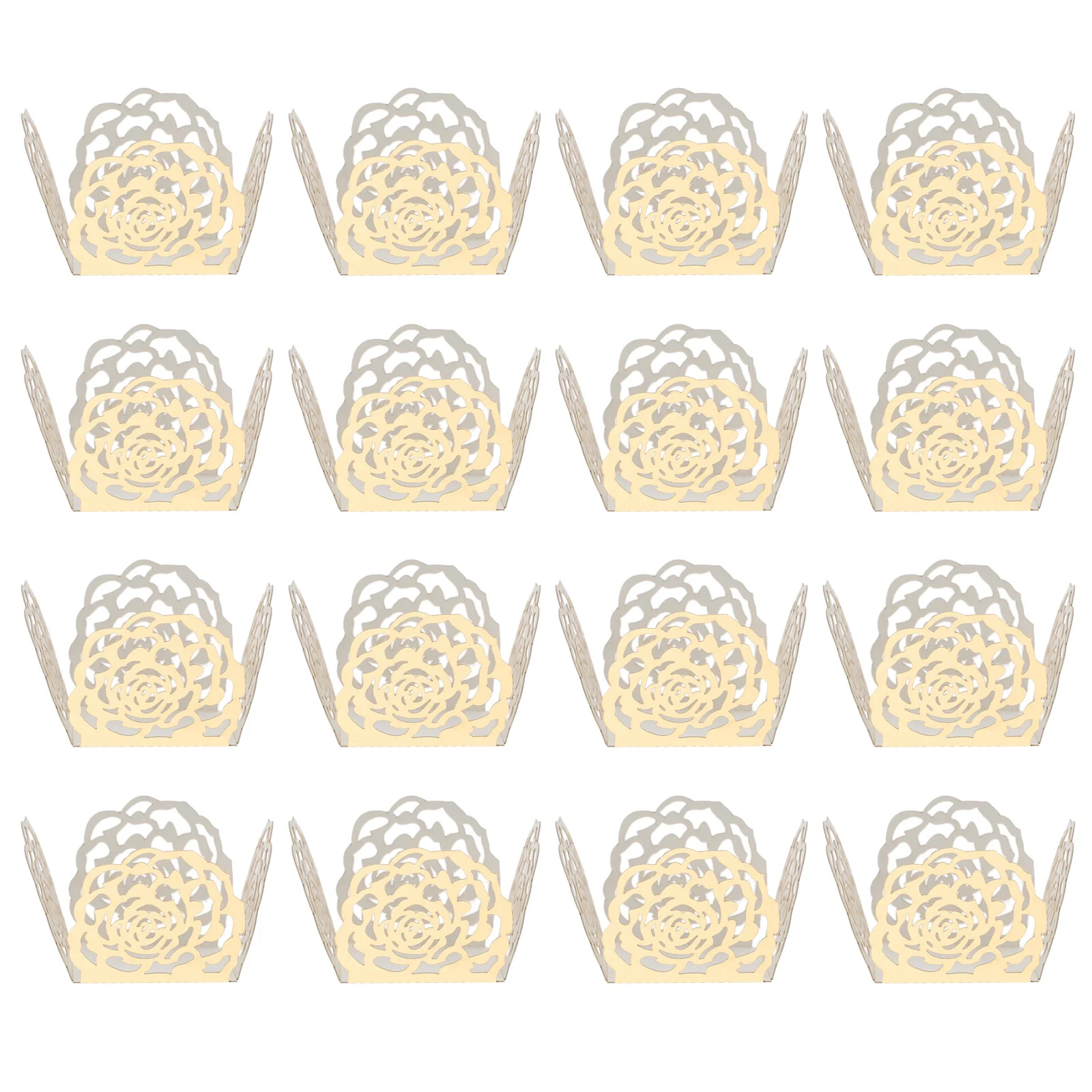 

50 Pcs Square Dessert Cups Backing Paper Wedding Supplies Candy Cups Liner Chocolate Tray