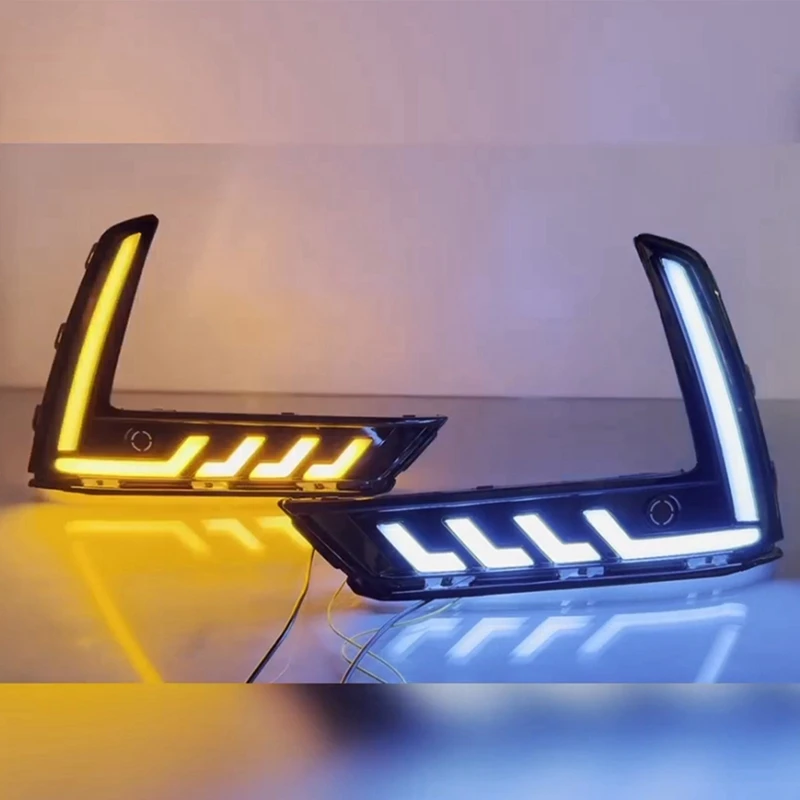 Светодиодные дневные ходовые огни для Honda CRV CR-V 2023 2024 DRL динамические указатели
