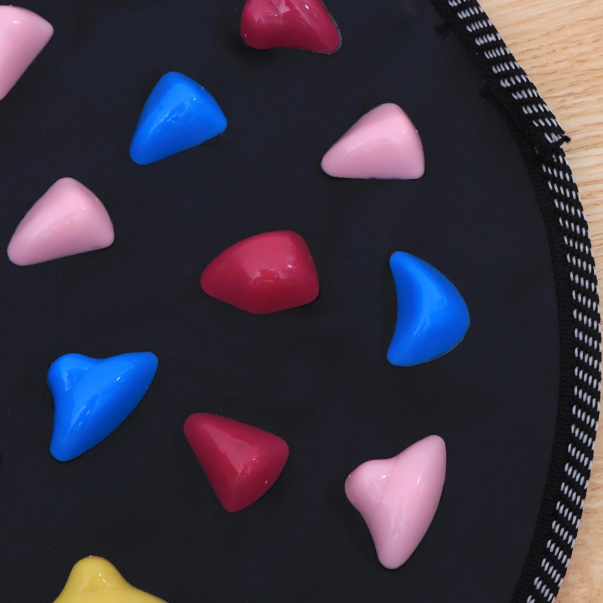 Каменный массажный коврик для ног круглый снятия боли в ногах акупрессура