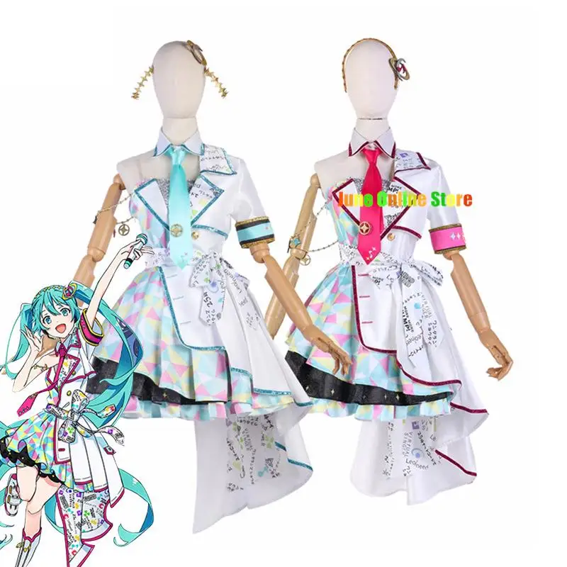 

Project Sekai Colorful Stage Feat Colorful Live 2nd Journey MORE MORE JUMP PJSK Dress Outfits Anime Cosplay Costumes