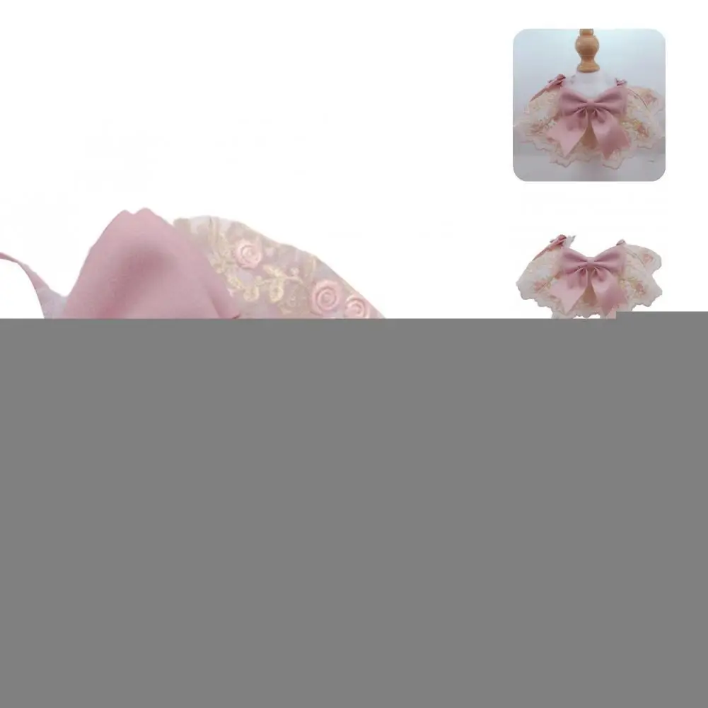 

Pink Cute Bow-knot Design Pet Bib Fabric Pet Neckerchief Soft for Holiday