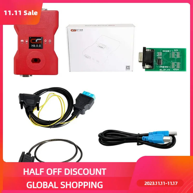 

Программатор ключей CGDI Prog MB поддерживает все потери ключей