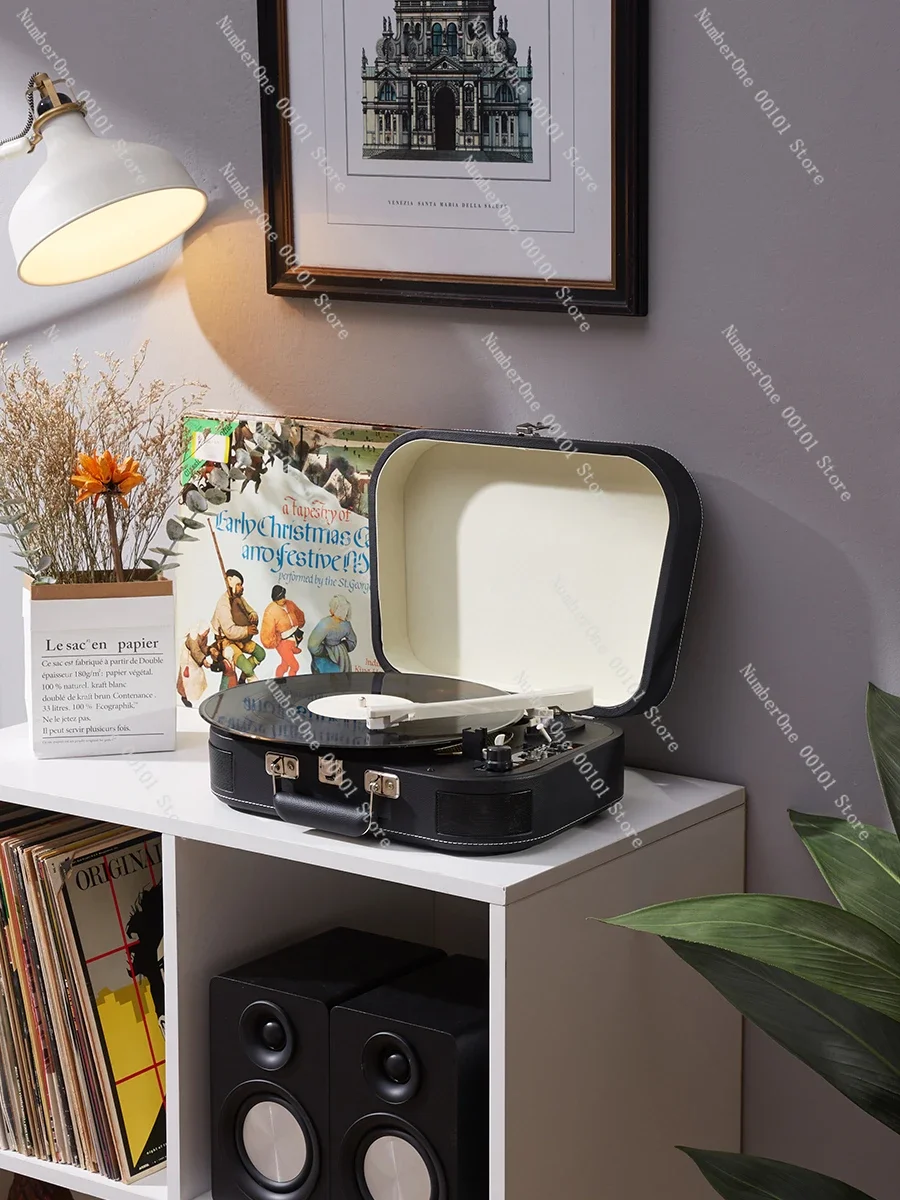 Bluetooth-проигрыватель виниловых пластинок в стиле ретро